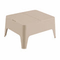 Mesa Auxiliar de Jardín Alaska en Polipropileno Resistente 58x48x30cm
