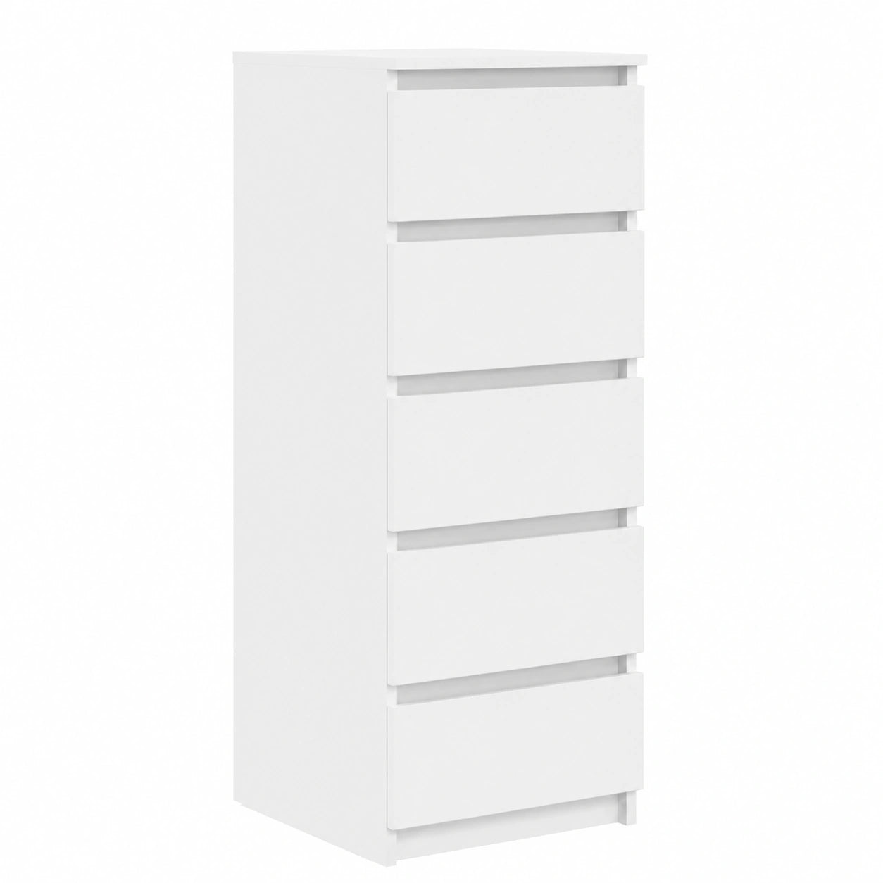 Aparador Blanco Moderno con Cajones para Sala de Estar, Comedor u Oficina 37,5x35x99 cm