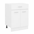 Armario de Cocina Blanco 60x46x81,5 cm con Almacenamiento Duradero