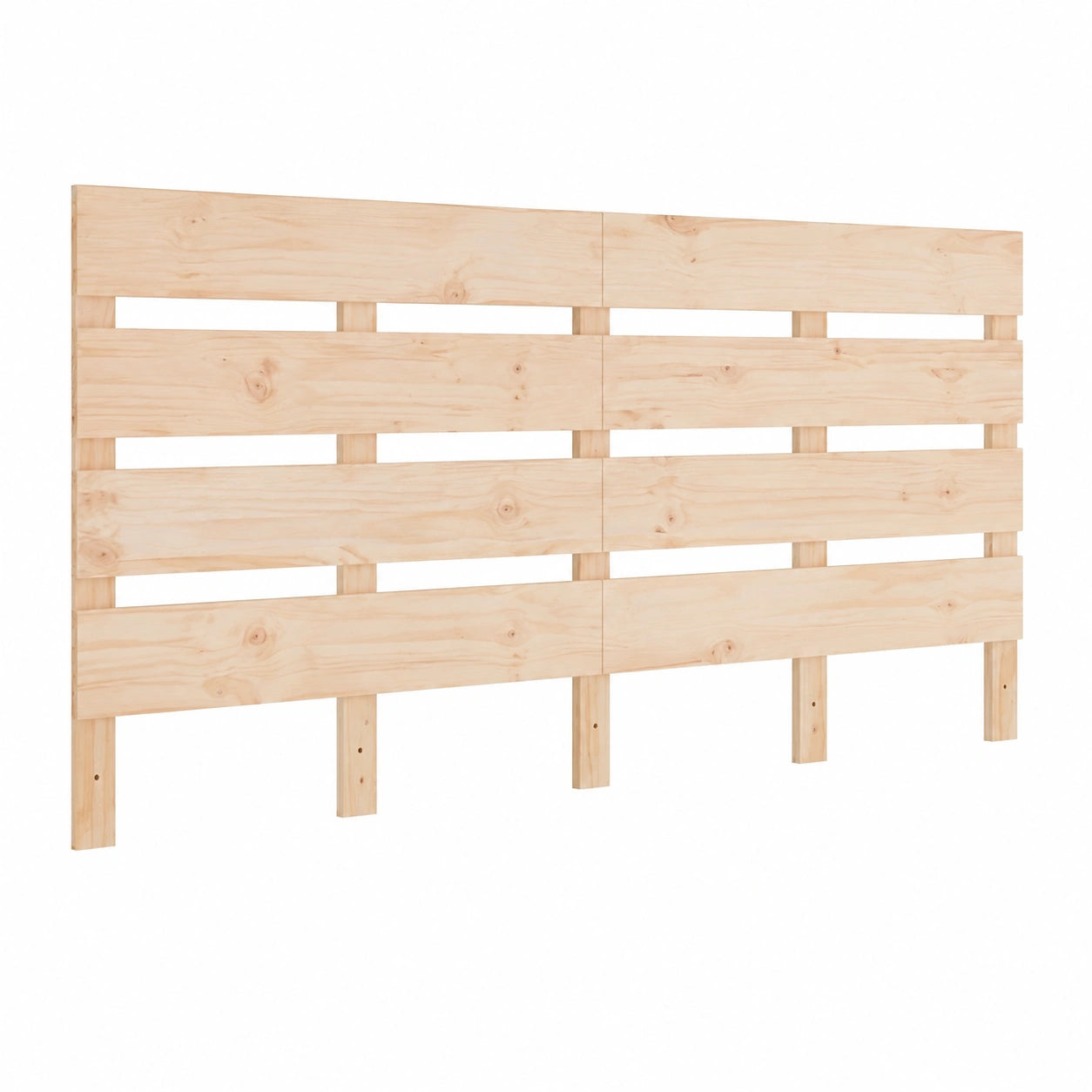 Cabecero de Cama de Madera de Pino Maciza 150x3x80 cm