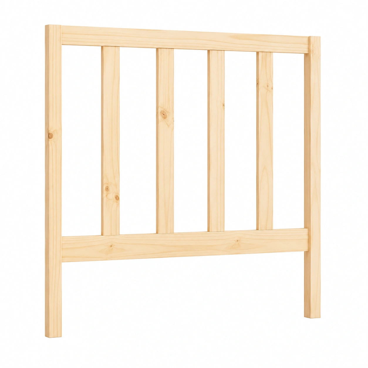 Cabecero de Cama de Madera de Pino Maciza 81x4x100 cm para Dormitorio