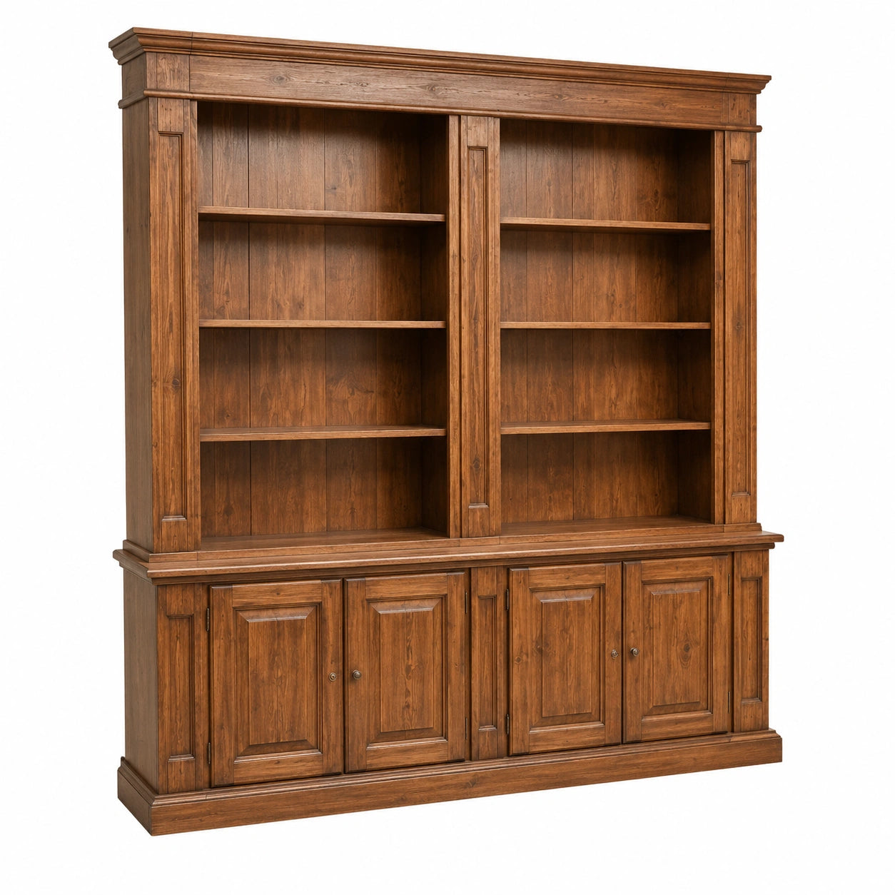 Estantería de Madera Maciza Italiana 235x47x230 cm - Biblioteca y Divisor de Ambientes