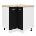 Armario Colgante Moderno Roble Negro, Espacio Amplio 75,5x75,5x80,5 cm