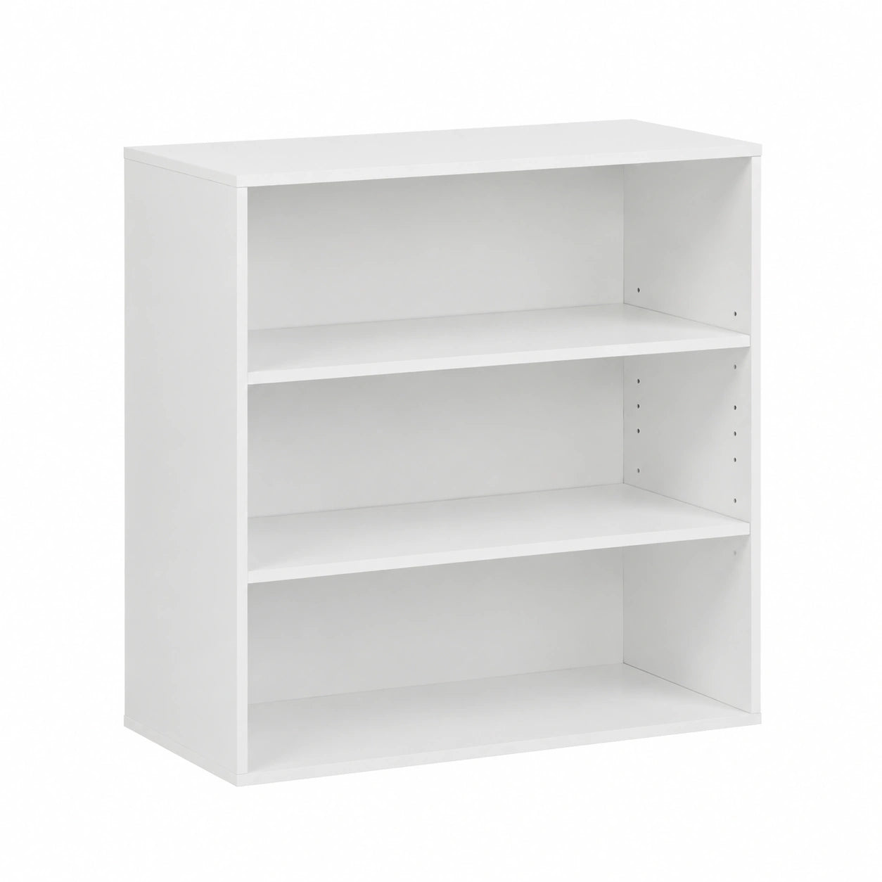 Sweeek - Estantería Modular de Almacenamiento con 3 Niveles en Blanco 70x35x70 cm