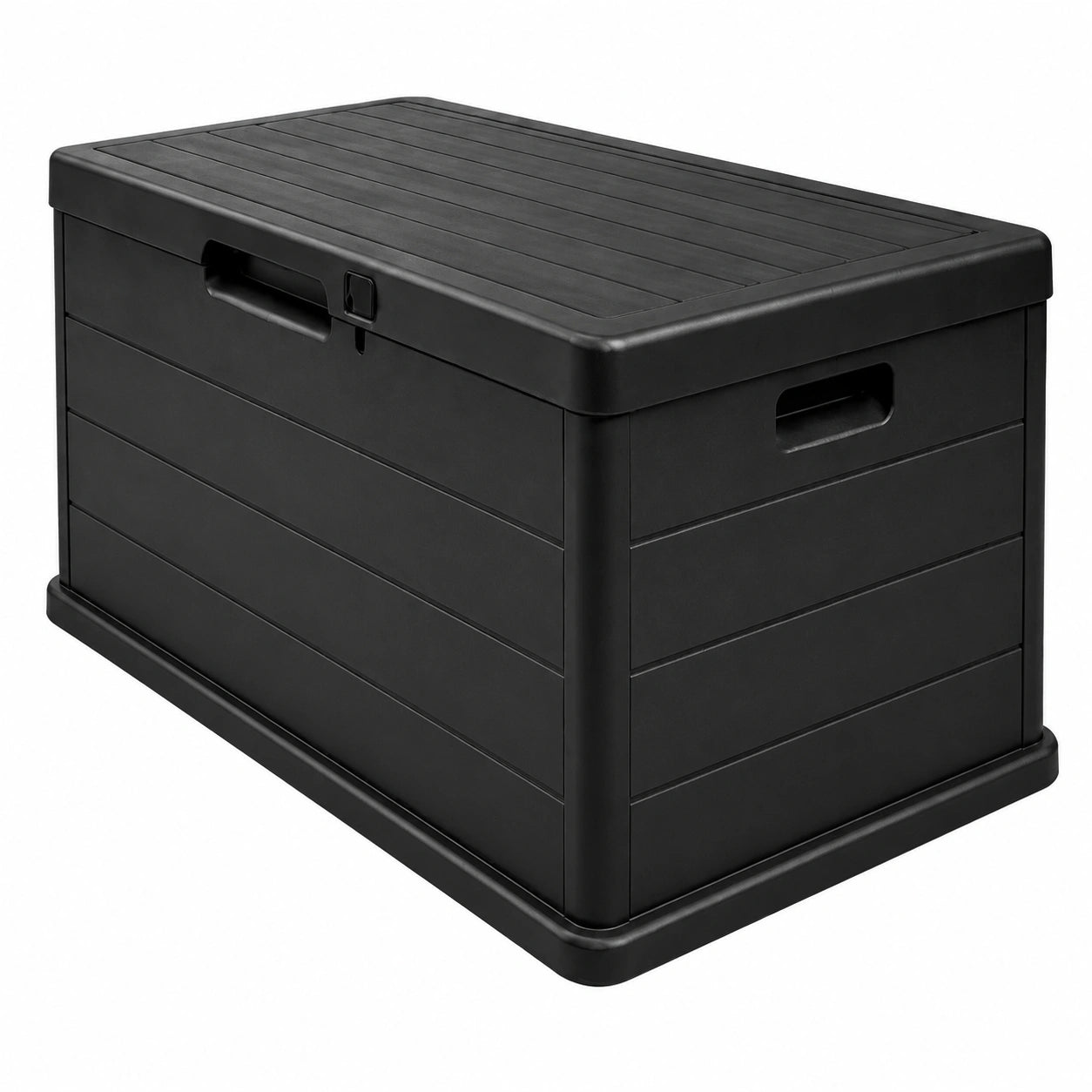 Baúl de Almacenamiento Exterior 170/340L Resina Impermeable UV Antracita para Jardín y Terraza