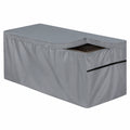 Cubierta Impermeable para Muebles de Jardín, Tela Oxford, Protección Exterior Antipolvo, Gris 130x60x71cm