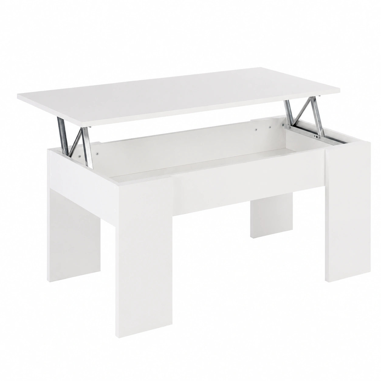 Mesa de Centro Elevable Gala Blanca de 90x50 cm - Mobelcenter
