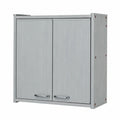 Armario de Pared Negrari de Resina PVC para Interior y Exterior, 59x21x59 cm, Roble
