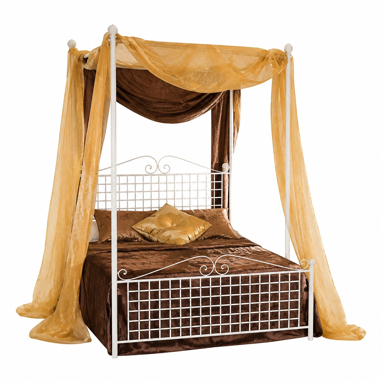 Cama Dosel de Forja Ana 100x190 cm